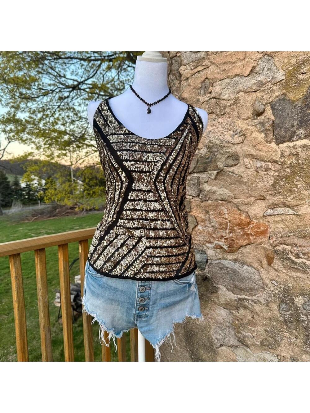 Sequin Tank